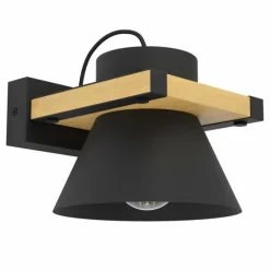 Luminaires Eglo Applique murale Eglo MACCLES Noir, 1 lumière* Appliques