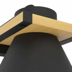 Luminaires Eglo Applique murale Eglo MACCLES Noir, 1 lumière* Appliques