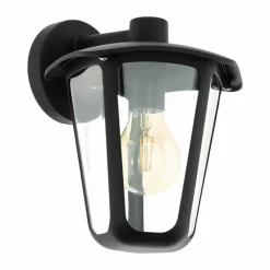 Luminaires Rustiques-Luminaires Eglo Applique murale EGLO MONREALE Noir, 1 lumière