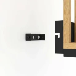 Lampes En Bois-Luminaires Eglo Applique murale Eglo NAFFERTON Écru, Noir, 1 lumière