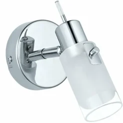 Luminaires Eglo Applique murale Eglo ORVIETO LED Chrome, 1 lumière