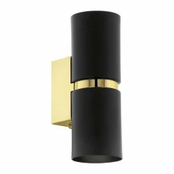 Lampes Dorées-Luminaires Eglo Applique murale Eglo PASSA LED Or, Noir, 2 lumières