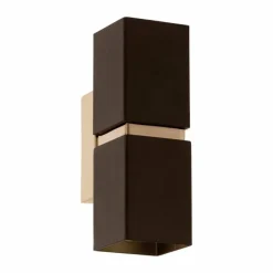 Luminaires Eglo Applique murale Eglo PASSA LED Brun, Cuivre, 2 lumières* Éclairage Led