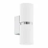 Luminaires Eglo Applique murale Eglo PASSA Chrome, 2 lumières* Appliques