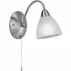 Luminaires Eglo Applique murale Eglo PASTO Nickel mat, 1 lumière