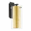 Luminaires Eglo Applique murale Eglo PINTO GOLD Noir, 1 lumière