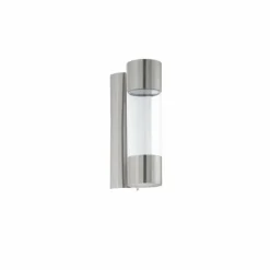 Luminaires Eglo Applique murale Eglo ROBLEDO Acier inoxydable, 2 lumières