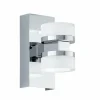 Luminaires Eglo Applique murale Eglo ROMENDO LED Chrome, 2 lumières* Appliques