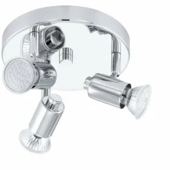 Luminaires Eglo Applique murale Eglo Rosaro 1 LED Chrome, 3 lumières* Éclairage Led