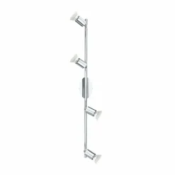 Luminaires Eglo Applique murale Eglo Rosaro 1 LED Chrome, 4 lumières* Éclairage Led