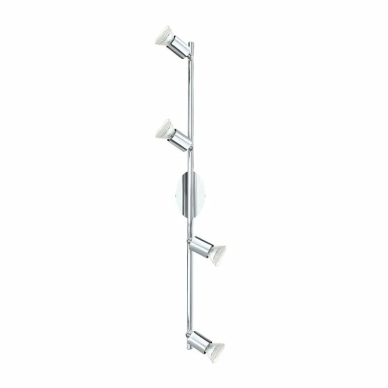 Luminaires Eglo Applique murale Eglo Rosaro 1 LED Chrome, 4 lumières* Éclairage Led