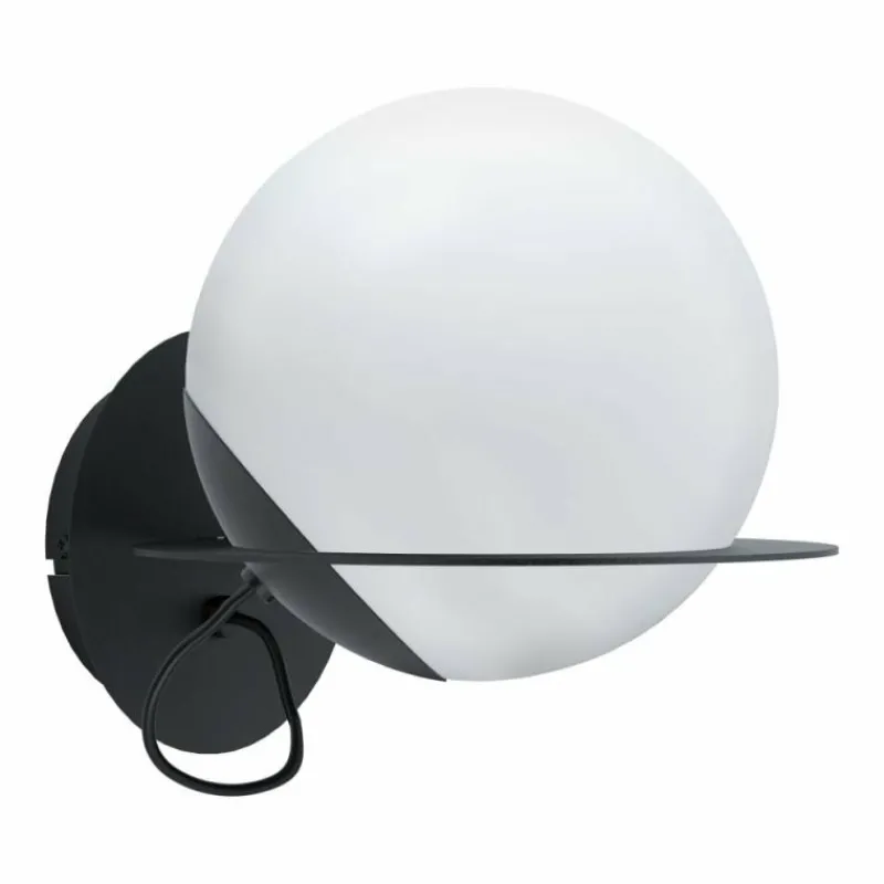 Luminaires Eglo Applique murale EGLO SABALETE Noir, 1 lumière