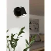 Luminaires Eglo Applique murale Eglo SOREGO LED Noir, 1 lumière* Éclairage Led