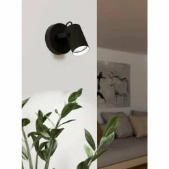 Luminaires Eglo Applique murale Eglo SOREGO LED Noir, 1 lumière* Éclairage Led
