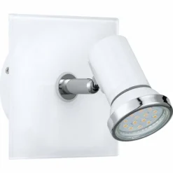 Luminaires Eglo Applique murale Eglo TAMARA LED Chrome, Blanc, 1 lumière