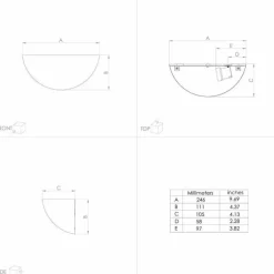 Luminaires Eglo Applique murale Eglo TANURA Noir, 1 lumière* Appliques