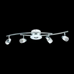 Luminaires Eglo Applique murale Eglo Vallida-Sd LED Chrome, Blanc, 5 lumières