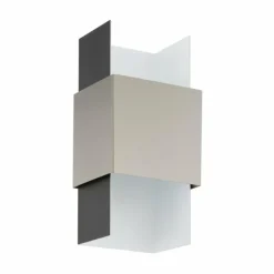 Luminaires Eglo Applique murale Eglo VENTOSA LED Nickel mat, Noir, Blanc, 2 lumières* Appliques