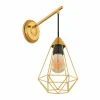 Lampes Vintages & Rétros-Luminaires Eglo Applique murale Eglo-Leuchten TARBES Laiton, 1 lumière