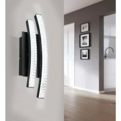 Luminaires Eglo Applique murale Eglo-Leuchten LEJIAS LED Noir, 1 lumière* Éclairage Led
