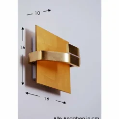 Luminaires Elesi Luce Applique murale Elesi Luce LED Or, 1 lumière