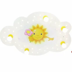 Lampes En Bois-Luminaires Elobra Applique murale Elobra Jaune, 5 lumières