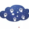Lampes En Bois-Luminaires Elobra Applique murale Elobra STERNENWOLKE Bleu, 5 lumières