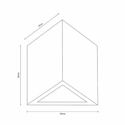 hofstein Applique murale Encrucijada LED Écru, 1 lumière
