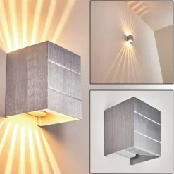 hofstein Applique murale Erik Aluminium, 1 lumière