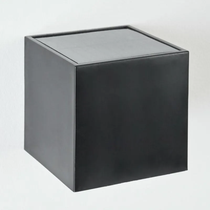 hofstein Applique murale extérieure solaire Lapeer LED Noir, 1 lumière