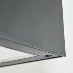 hofstein Applique murale extérieure solaire Lapeer LED Noir, 1 lumière