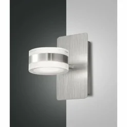 Luminaires Fabas Luce Applique murale Fabas Luce Dunk LED Aluminium, 1 lumière* Appliques
