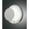 Luminaires Fabas Luce Applique murale Fabas Luce Fullmoon LED Blanc, 1 lumière* Éclairage Led