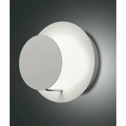 Luminaires Fabas Luce Applique murale Fabas Luce Fullmoon LED Blanc, 1 lumière* Éclairage Led