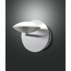 Luminaires Fabas Luce Applique murale Fabas Luce Hale LED Aluminium, Acier inoxydable, 1 lumière* Éclairage Led