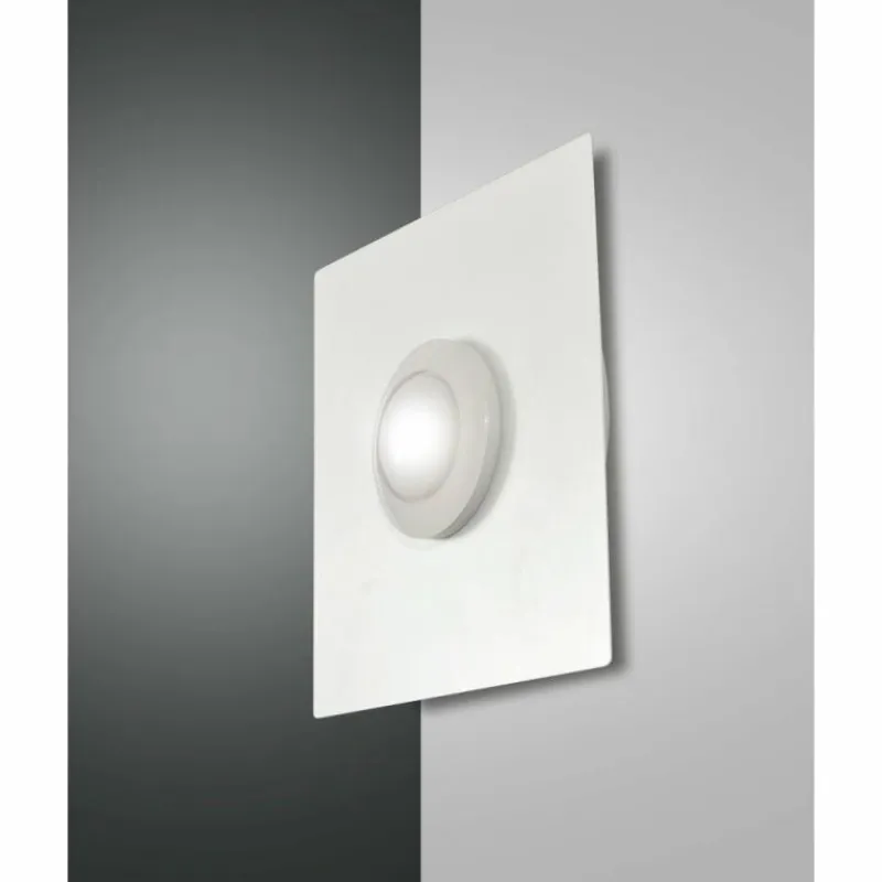 Luminaires Fabas Luce Applique murale Fabas Luce Swan LED Blanc, 1 lumière* Éclairage Led