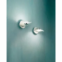 Luminaires Fabas Luce Applique murale Fabas Luce Desus LED Nickel mat, 1 lumière