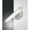 Luminaires Fabas Luce Applique murale Fabas Luce Saura LED Chrome, 1 lumière* Éclairage Led