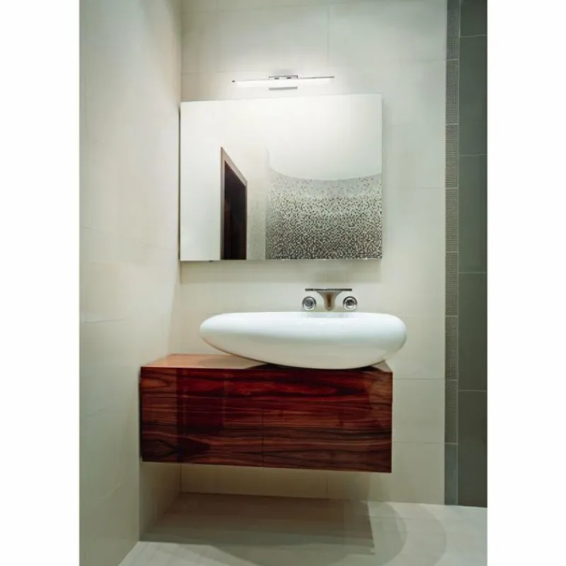 Luminaires Fabas Luce Applique murale Fabas Luce Saura LED Chrome, 1 lumière* Éclairage Led