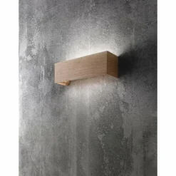 Lampes En Bois-Luminaires Fabas Luce Applique murale Fabas Luce Badia LED Bois clair, 1 lumière