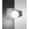 Luminaires Fabas Luce Applique murale Fabas Luce Adria LED Argenté, 1 lumière