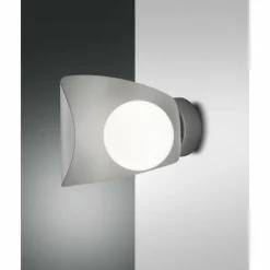 Luminaires Fabas Luce Applique murale Fabas Luce Adria LED Argenté, 1 lumière