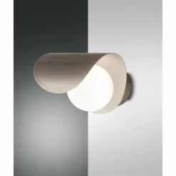 Luminaires Fabas Luce Applique murale Fabas Luce Adria LED Or, 1 lumière