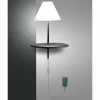 Luminaires Fabas Luce Applique murale Fabas Luce Goodnight LED Anthracite, 1 lumière
