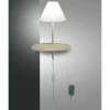 Luminaires Fabas Luce Applique murale Fabas Luce Goodnight LED Gris, 1 lumière