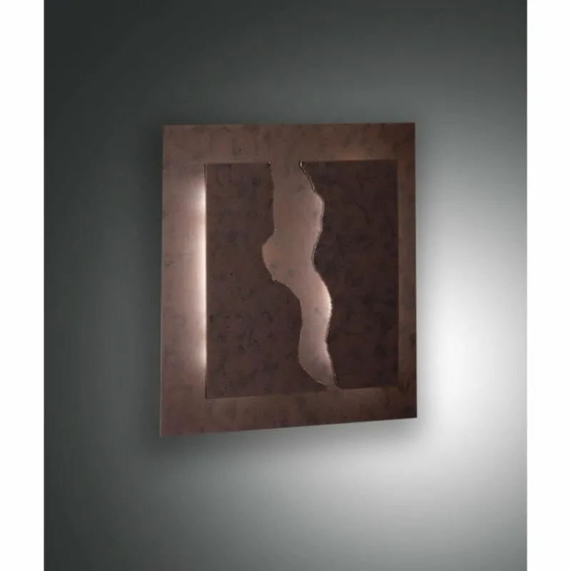 Luminaires Fabas Luce Applique murale Fabas Luce Cles LED Rouille, 1 lumière* Éclairage Led