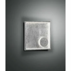 Luminaires Fabas Luce Applique murale Fabas Luce Fano LED Argenté, 1 lumière* Éclairage Led