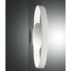 Luminaires Fabas Luce Applique murale Fabas Luce Gaby LED Blanc, 1 lumière* Appliques