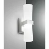 Luminaires Fabas Luce Applique murale Fabas Luce Iglesias LED Chrome, 1 lumière