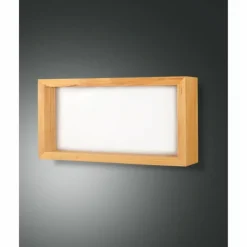 Luminaires Fabas Luce Applique murale Fabas Luce Window LED Brun, 1 lumière* Éclairage Led